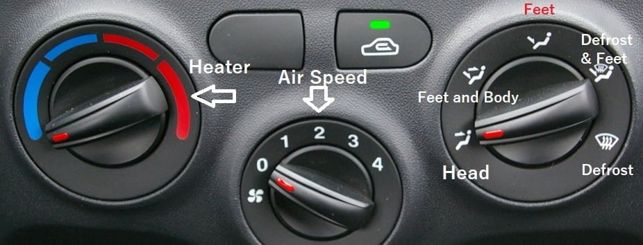 How To Turn On Heater In Car?