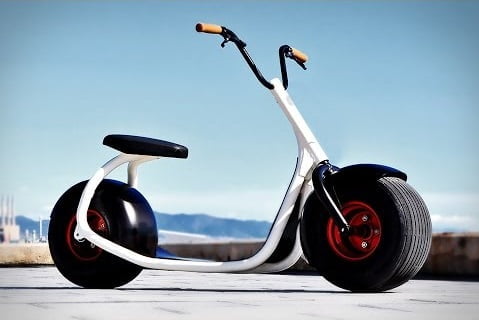 Electric Scooter With Big Wheels
