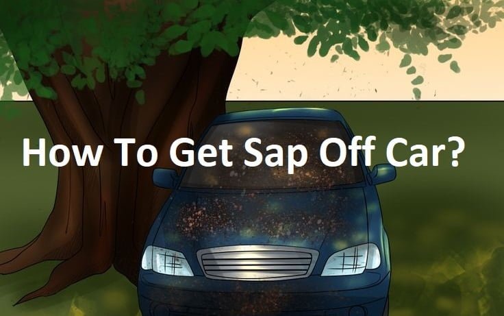 how to get sap off car